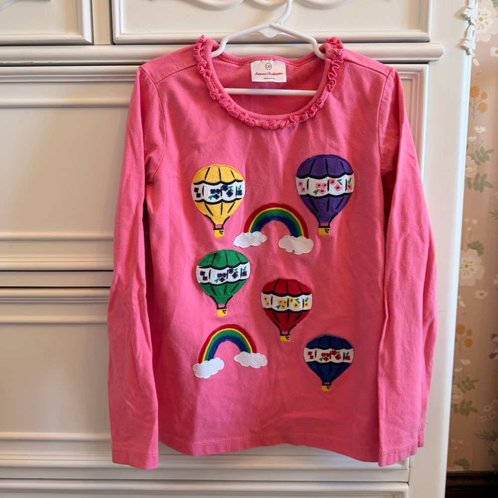Hanna Andersson Hot Air Balloon Rainbow Shirt